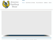 Tablet Screenshot of burrencyclingclub.com
